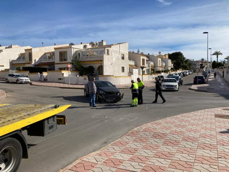 Just in: Another car crash in Gran Alacant
