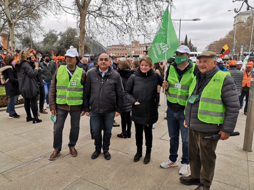 Orihuela councillor attends Madrid demo in support of agriculture