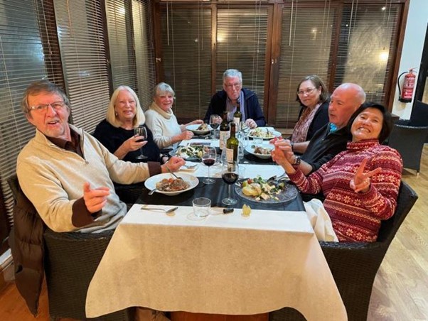 U3A Moraira-Teulada's Dining Out group meet again after a long interval