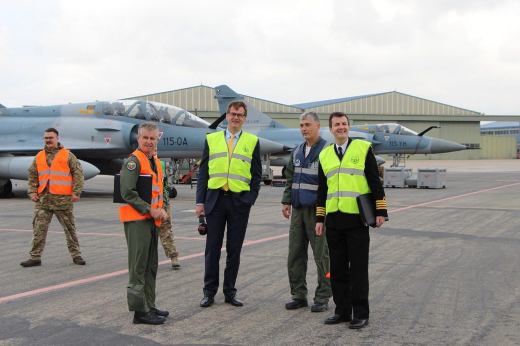 Hugh Elliott visits NATO programme