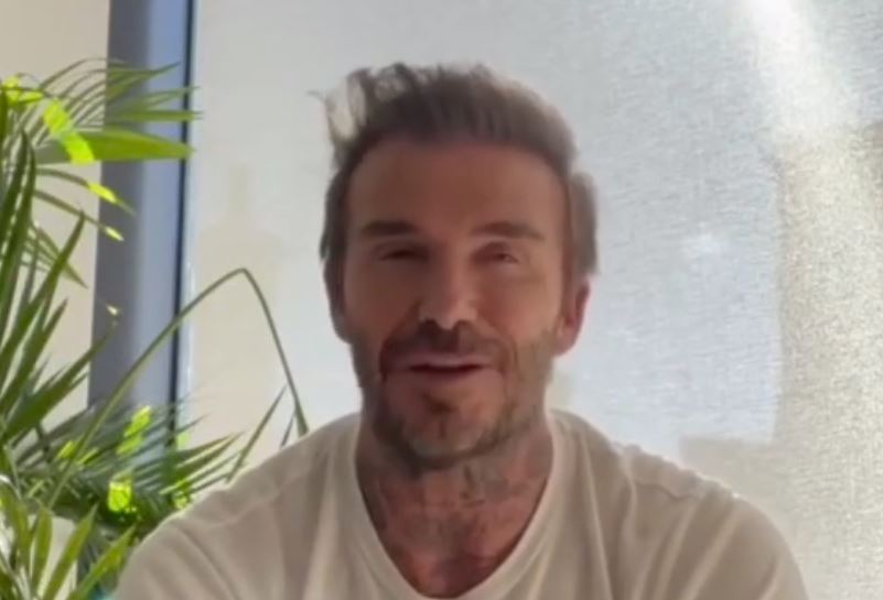 Ukraine: David Beckham hands over control of his Instagram