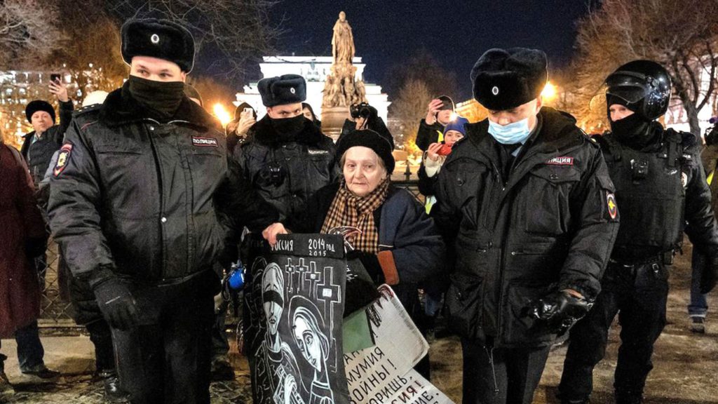 77-year-old face of Russia’s Anti-War Movement