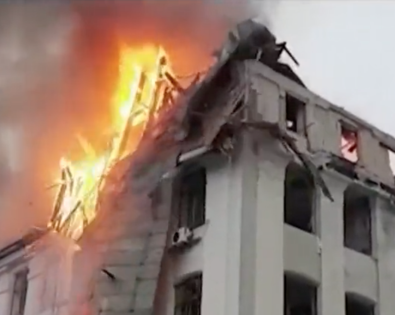 WATCH: Horrific attacks in Kharkiv have left many dead and more injured