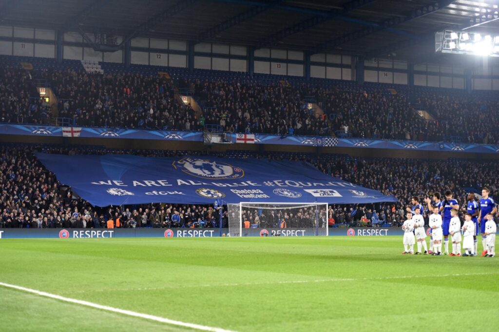 Chelsea's Stamford Bridge before a match.