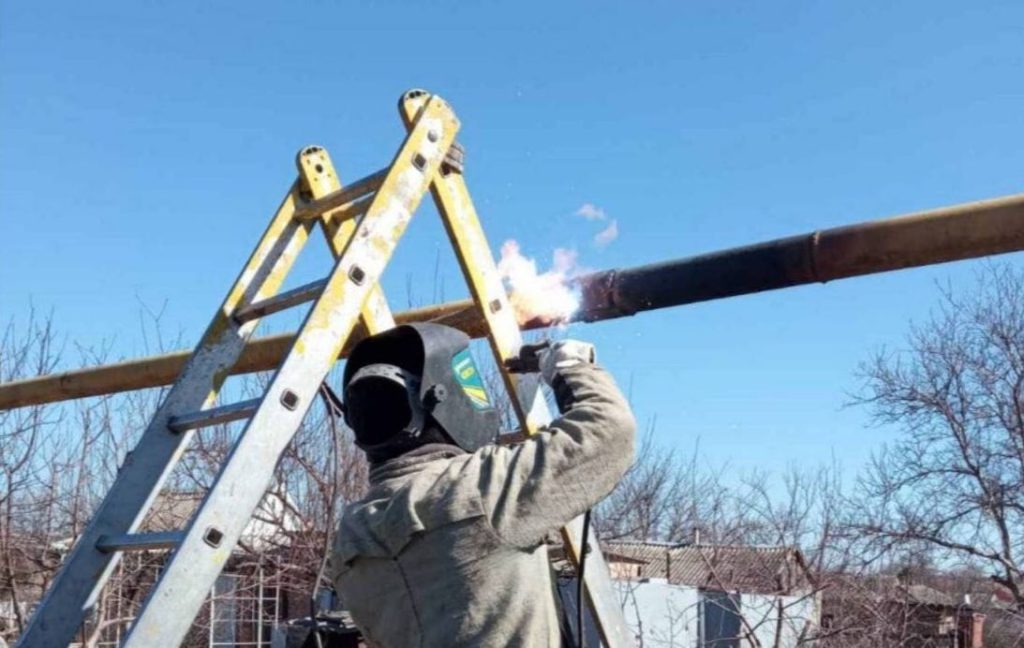 Russian forces repeatedly shell gas pipelines in Orikhiv, Zaporizhzhia