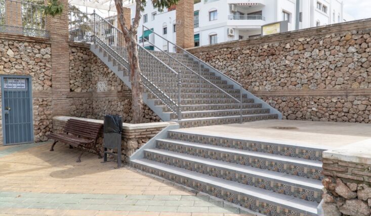 Nerja renovates Verano Azul Park steps