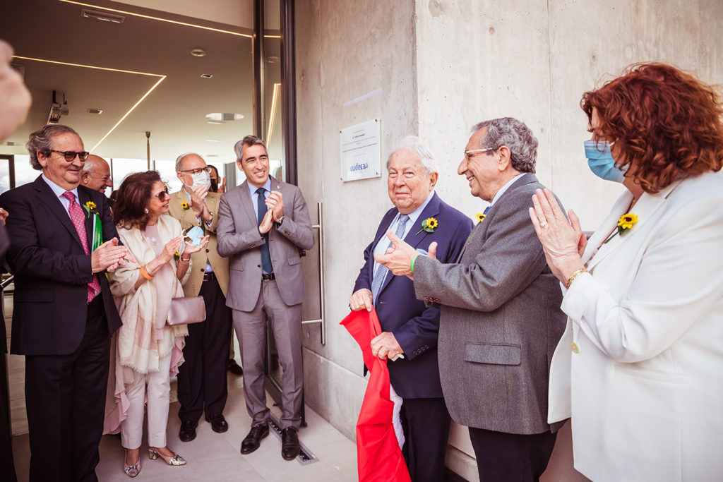 Dr Hamied opened the new centre named after him