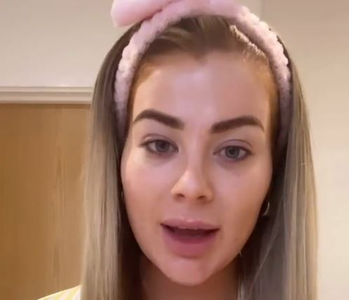 Love Island’s Jessica Hayes rushed to hospital after fake nail incident