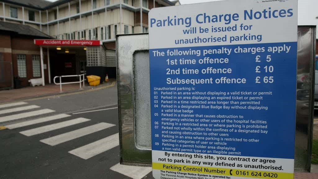 Scandalous as hospital parking charges for NHS staff hiked by £90 a year