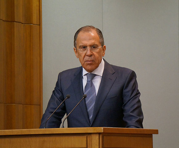 Russia's foreign minister claims war to put an end to US world domination