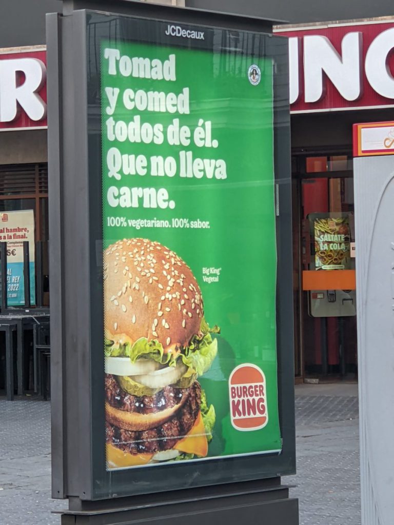 Burger King criticised in Spain for using biblical quotes to promote vegan burger at Easter