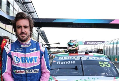 Spanish F1 driver Fernando Alonso announces new sponsorship deal