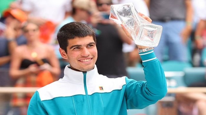 Spain's Carlos Alcaraz becomes youngest tennis player to win Miami Open