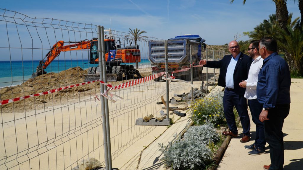 Costas provides future storm protection for Paradis beach in Villajoyosa, Alicante