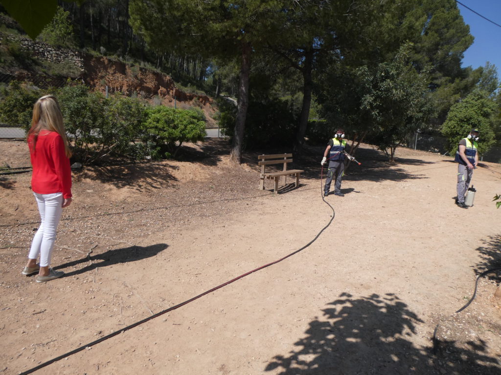 La Nucia, Alicante, begins a spring-clean of its 15 dogs-allowed parks