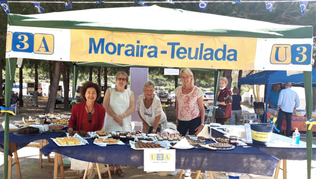 Ukraine fundraiser was a piece of cake for U3A Moraira-Teulada, Alicante