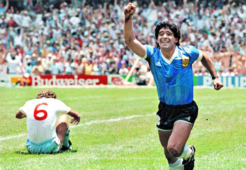 Maradona’s “Hand of God” shirt sold for 8.4 million euros