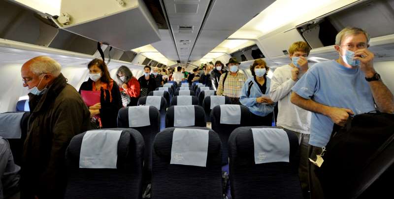 Masks still mandatory on flights and should cover face properly