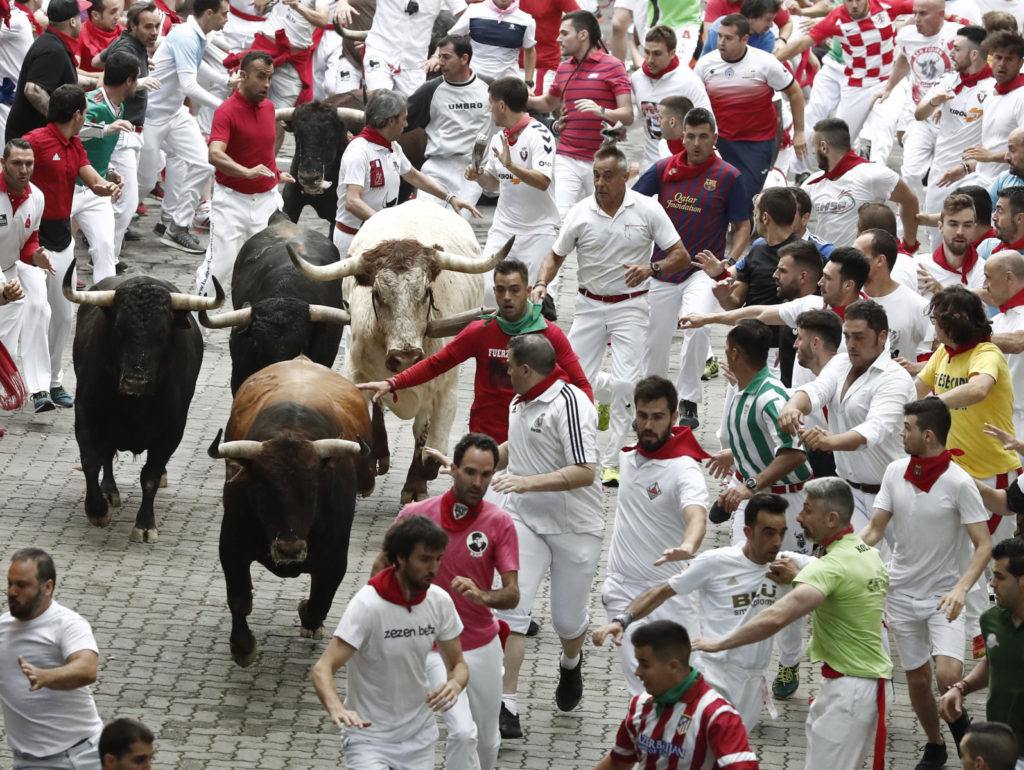 A man has died after being gored during a bull run in La Seca, Valladolid