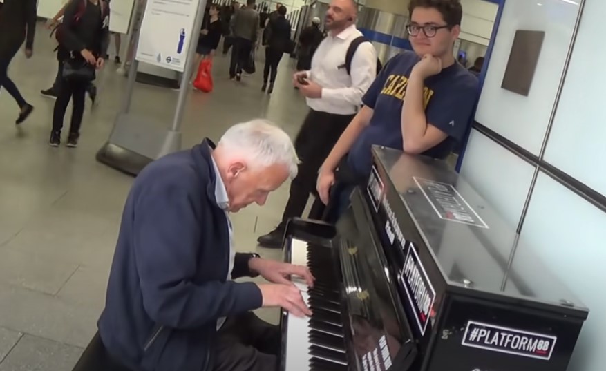WATCH: Old man plays piano… Then magic happens