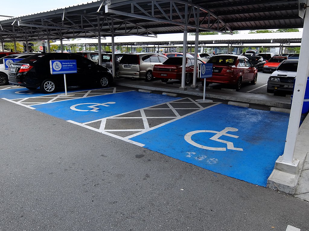 Disabled parking can be something of a lottery