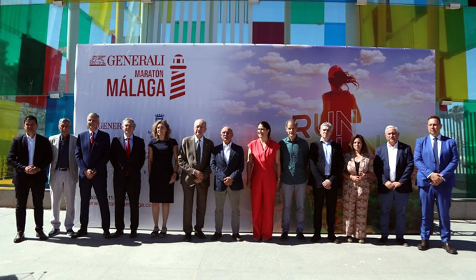 Generali Malaga Marathon 2022 presented at the the Pompidou Centre