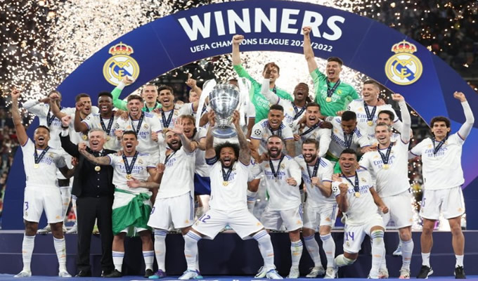 Real Madrid are champions of Europe for the 14th time