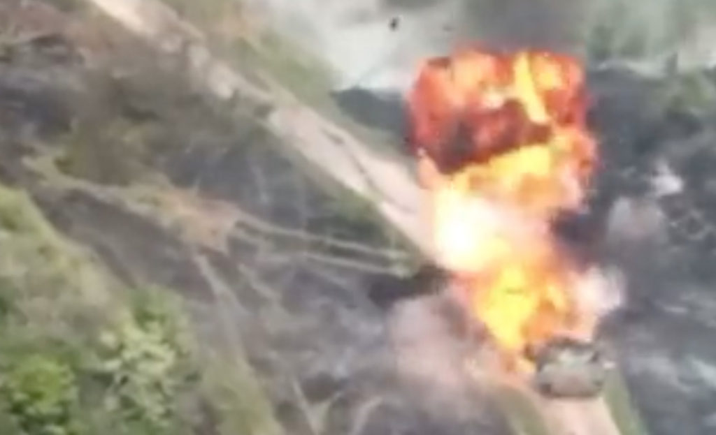 WATCH: Video footage shows Russian T-90M tank destroyed by Ukraine forces with hand-held grenades