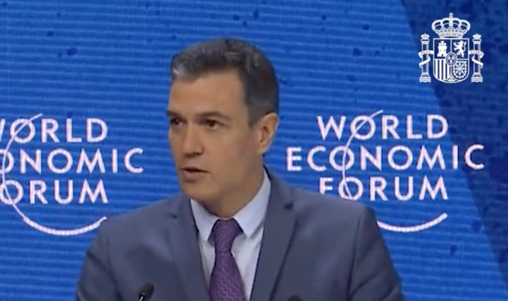 Spain's Pedro Sánchez tells Davos Forum 'Sweden and Finland welcome at Madrid's NATO summit'