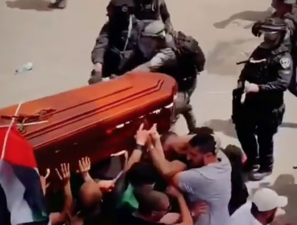 UPDATE: Police deny attacking funeral of Al Jazeera journalist Shereen Abu Aqleh