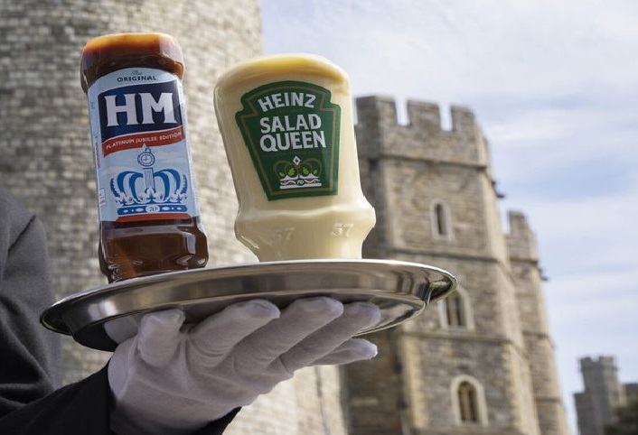 HM Sauce and Salad Queen, new Heinz sauces to mark the Platinum Jubilee