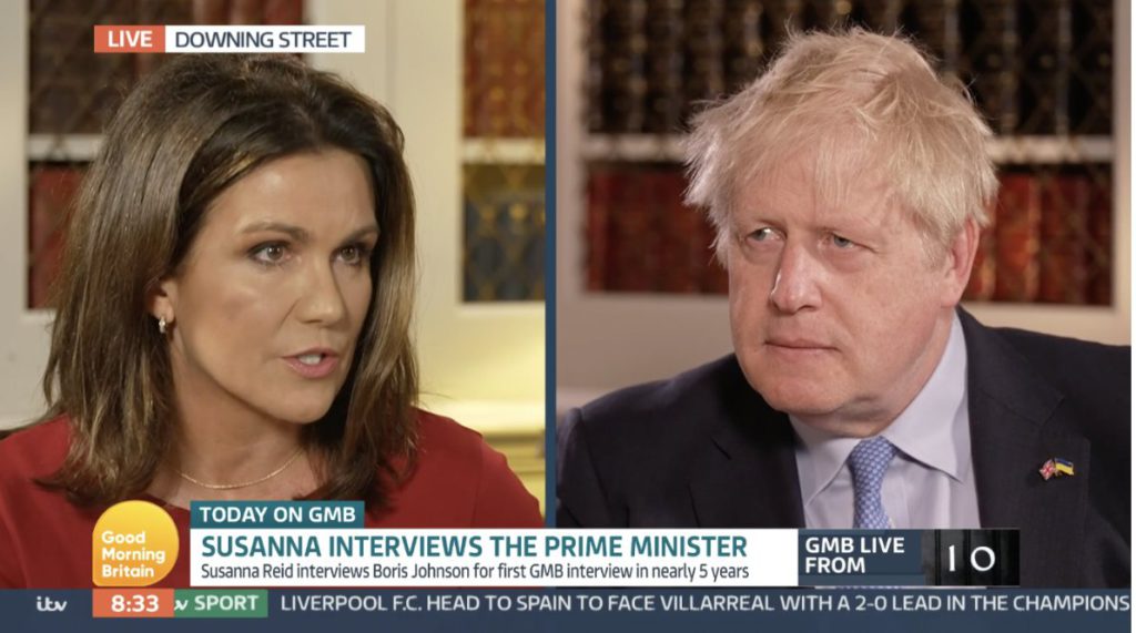 Susanna Reid reveals huge viewing figures for Boris Johnson interview on GMB