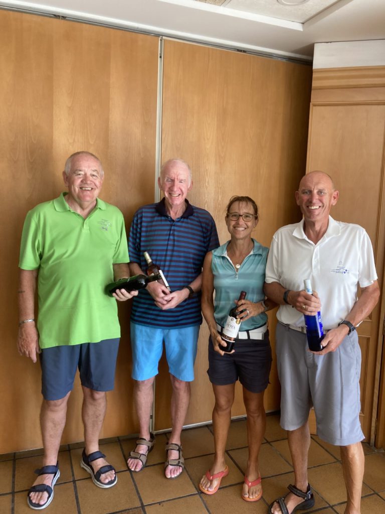 Stableford for Montgo Golf Society at their latest match in Oliva (Valencia)