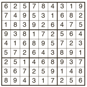 Easy Sudoku 1926