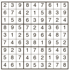 Easy Sudoku 1927