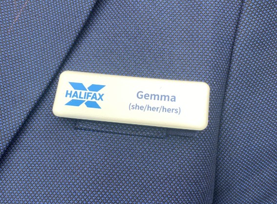 Halifax Bank jumping on woke bandwagon adding pronouns to staff name badges