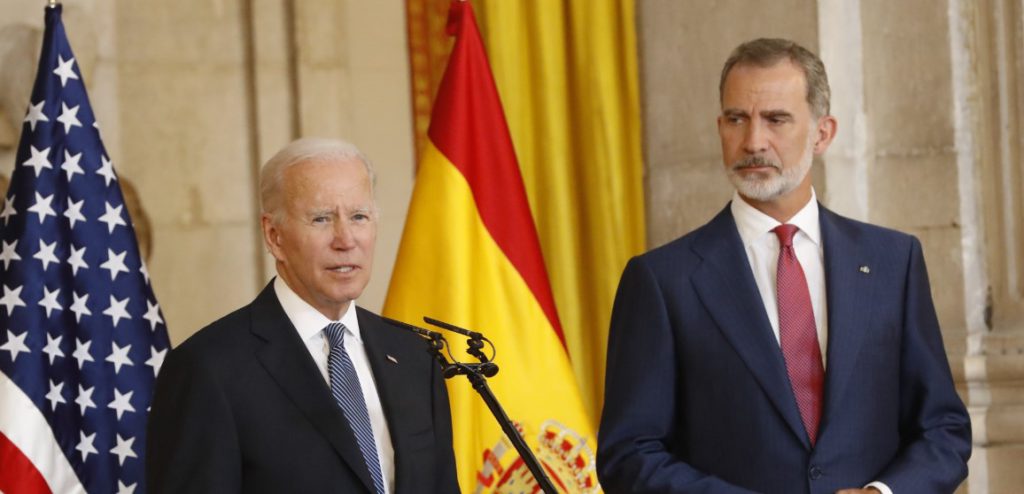 President Biden recycles his favourite joke on King Felipe of Spain
