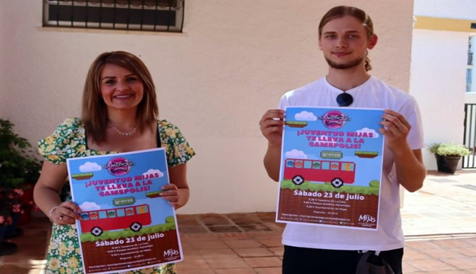 Mijas Town Hall to provide a free bus for young people going to Gamepolis
