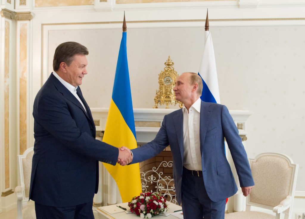 Viktor Yanukovych Putin former president ukraine