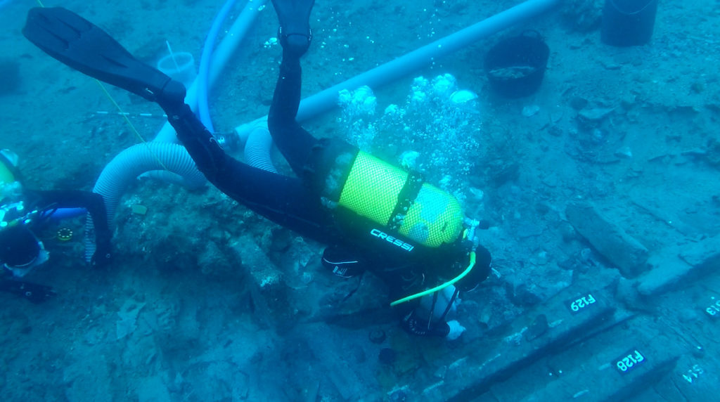 New objects discovered and salvaged from ancient shipwreck in Calvia, Mallorca