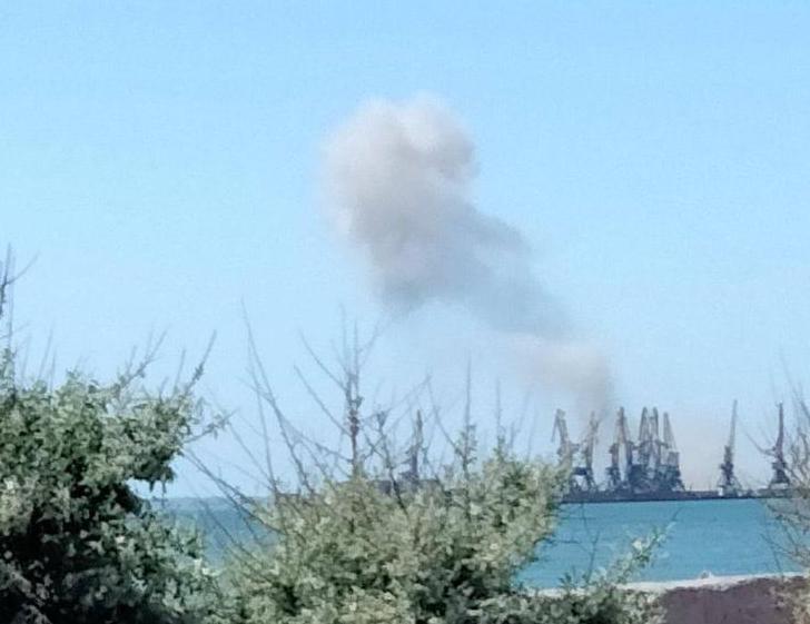 BREAKING: Huge explosion rocks seaport in Russian-controlled Berdyansk