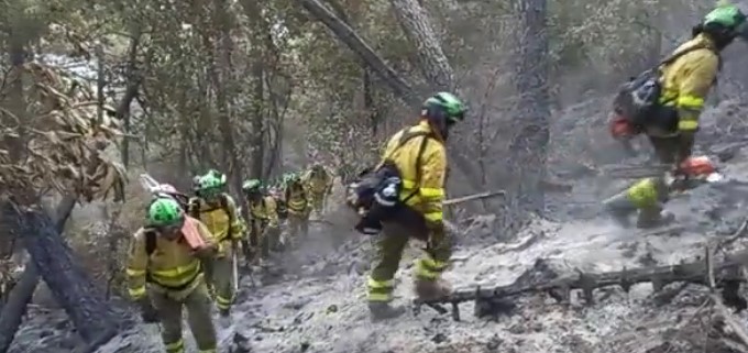 Three suspects questioned in connection with the Pujerra forest fire