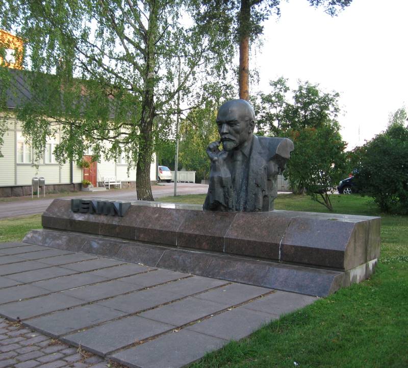 The Lenin statue in Kotka