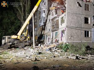 Six people killed after Russian rocket hits a five-story building in Mykolaiv, Ukraine