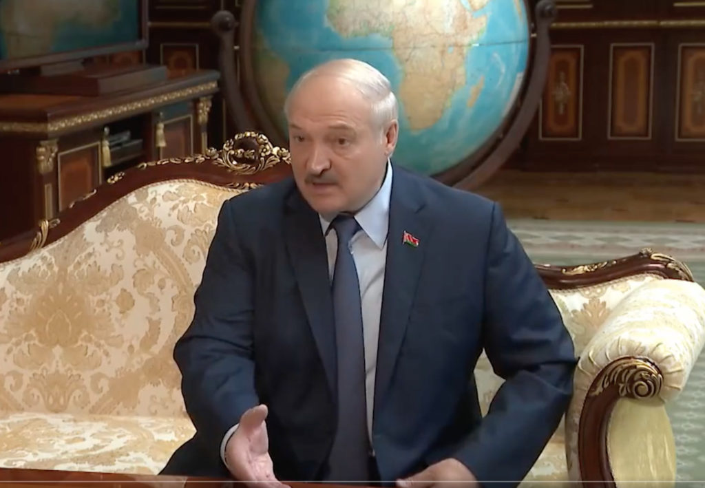 president lukashenko belarus uk nuclear weapons russia sanction