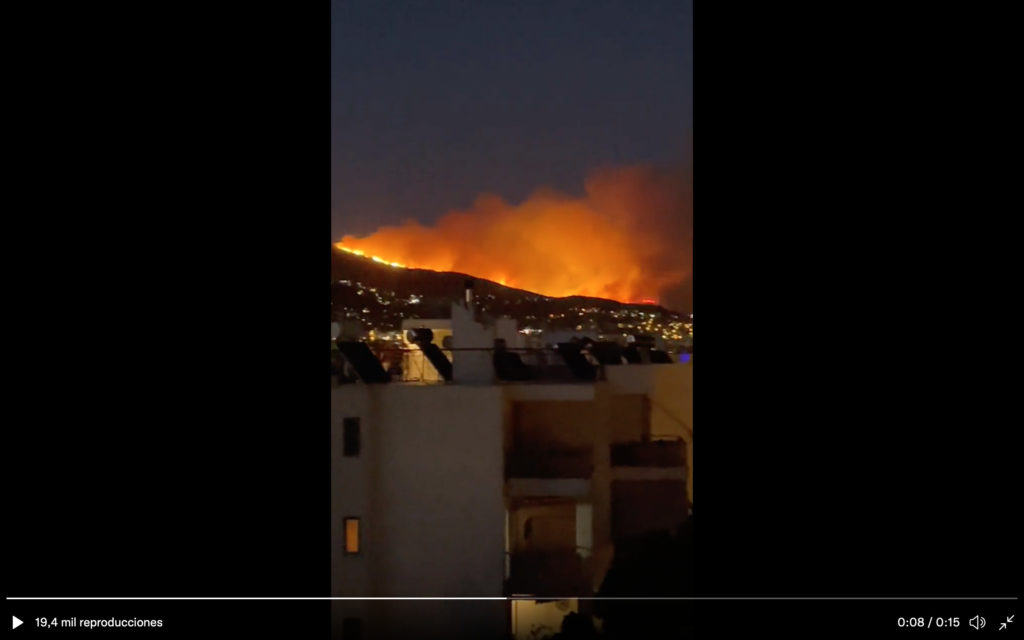 WATCH: Huge fire continues to burn in Athens, Greece with 600 evacuated ...
