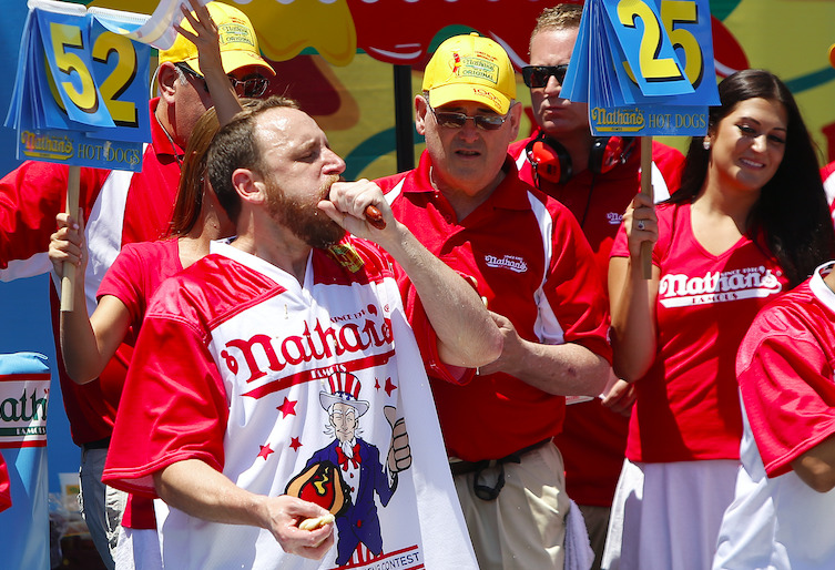 Joey Chestnut wins annual Nathan's Hot Dog Eating Contest