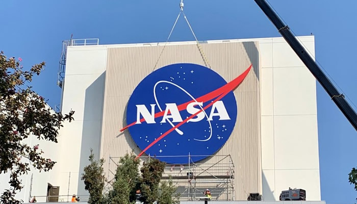 The outside of NASA's building