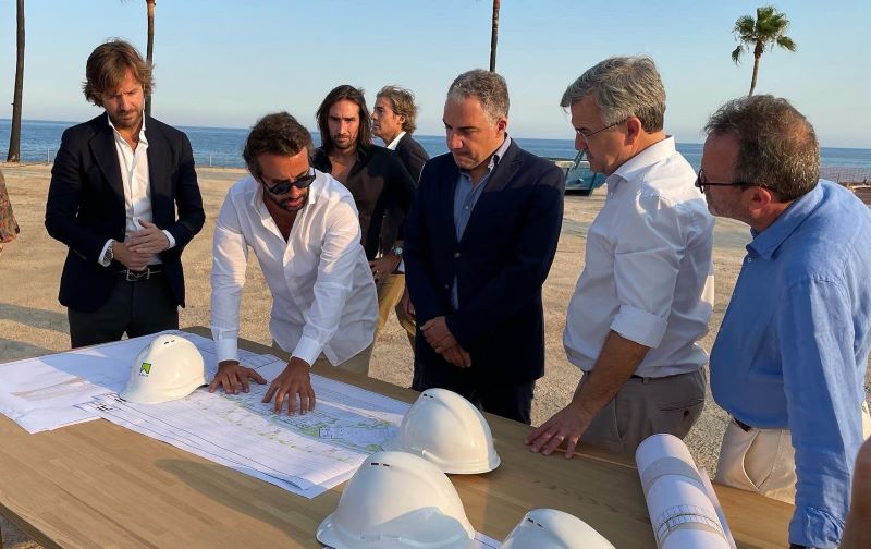 Reviewing the plans for the new Laguna Village