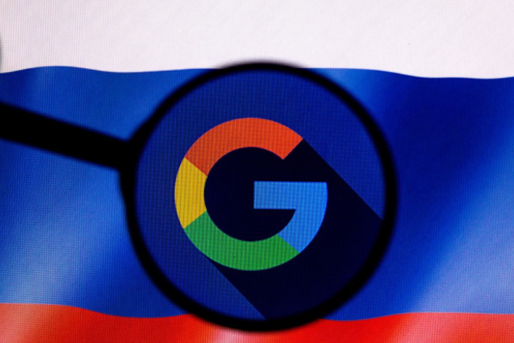 russia google ukraine fine